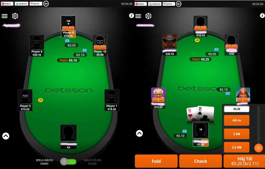 poker i mobil